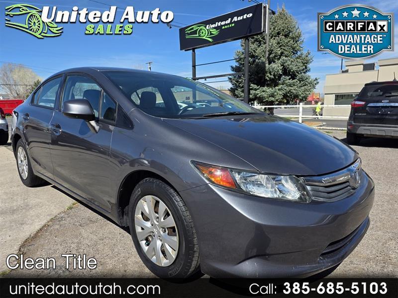 2012 Honda Civic LX Sedan 5-Speed AT