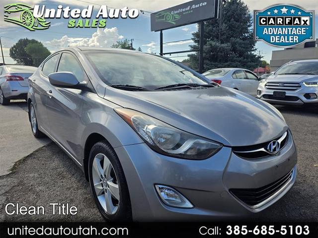 Gray 2013 Hyundai Elantra Sedan Front-Wheel Drive Automatic