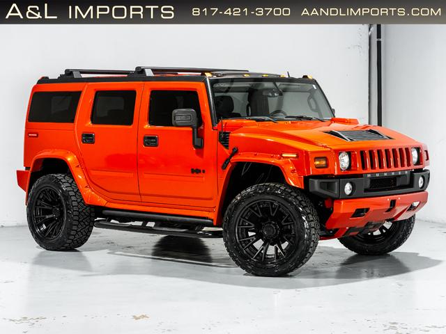 Orange 2008 Hummer H2 SUV / Crossover