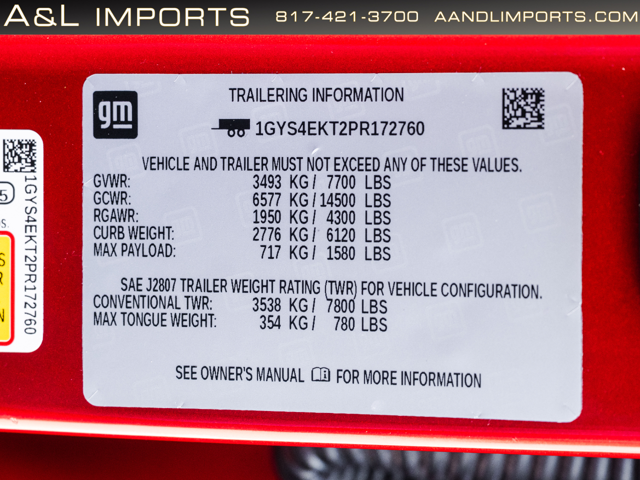 Cadillac Escalade 4WD 4dr Sport 2023