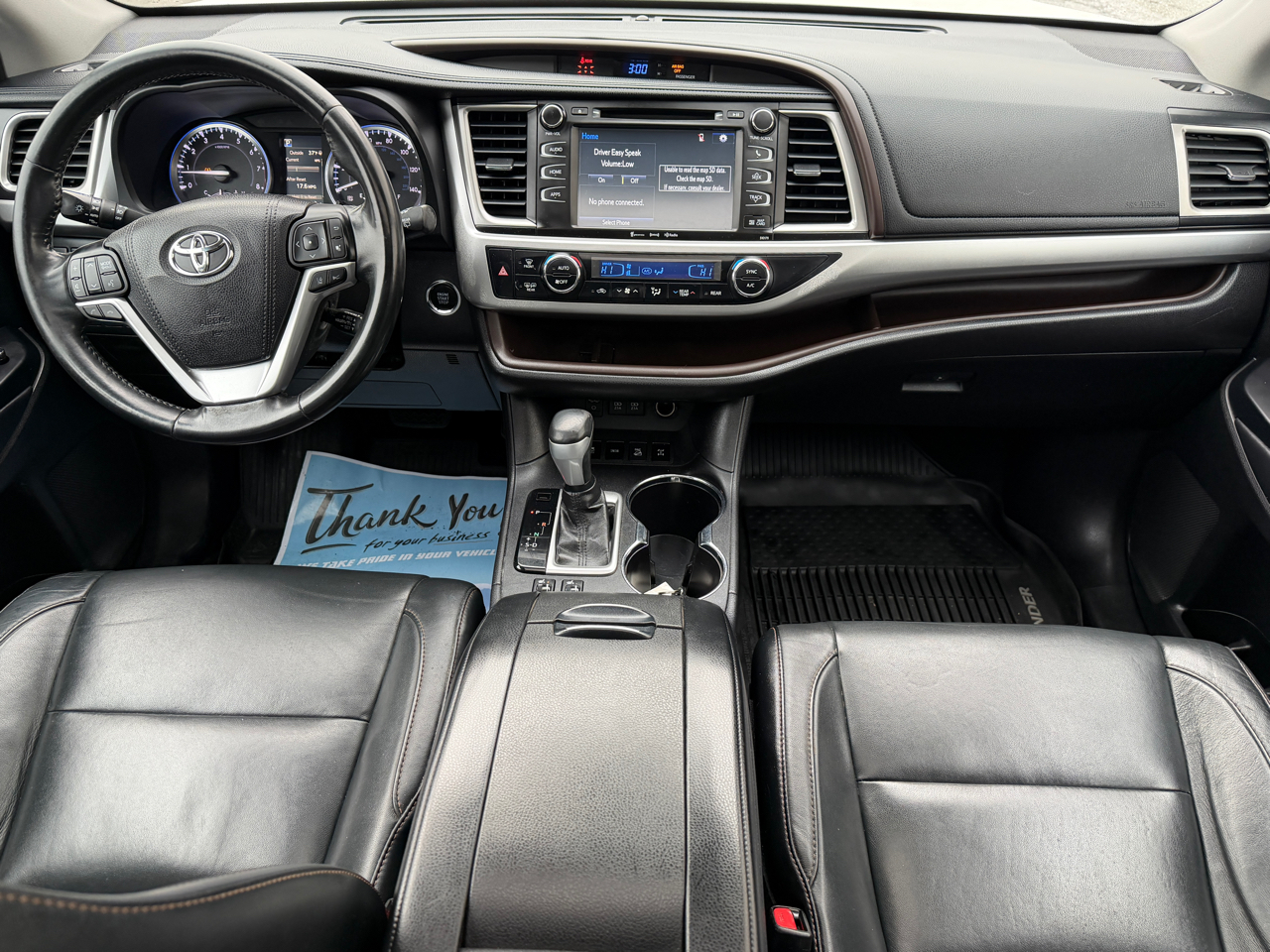 Toyota Highlander XLE V6 AWD (Natl) 2018