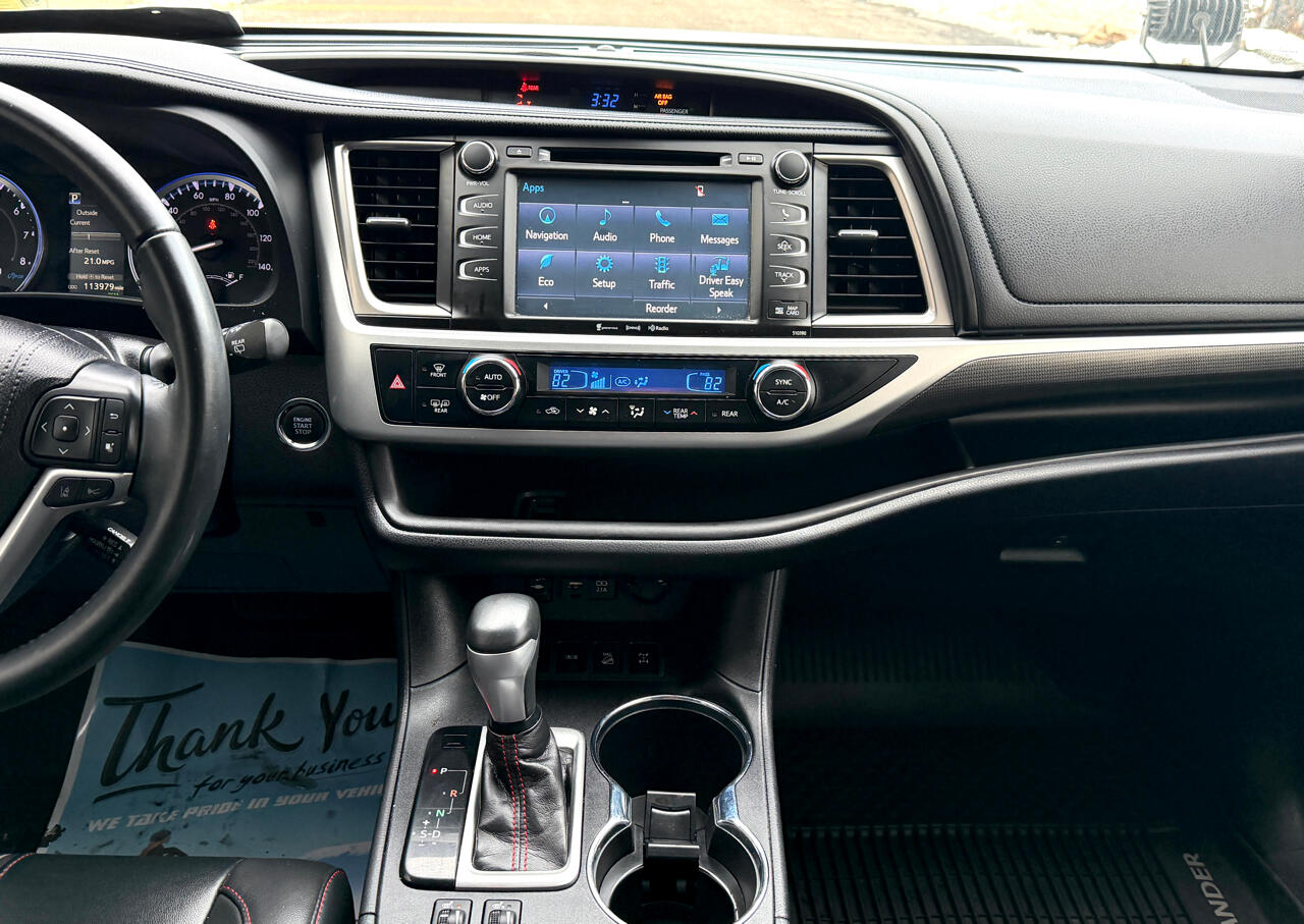 Toyota Highlander XLE V6 AWD (Natl) 2019