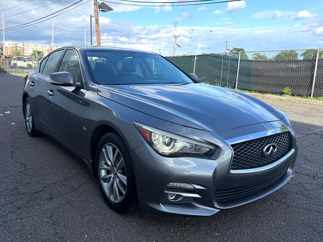 Gray 2016 INFINITI Q50 3.0t Premium AWD Sedan All-Wheel Drive Automatic