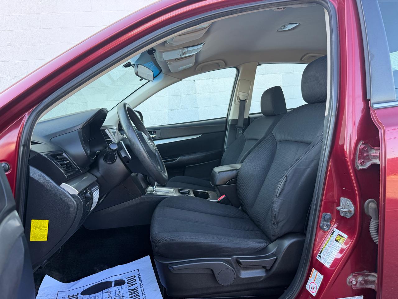 Subaru Legacy 4dr Sdn H4 Auto 2.5i 2012