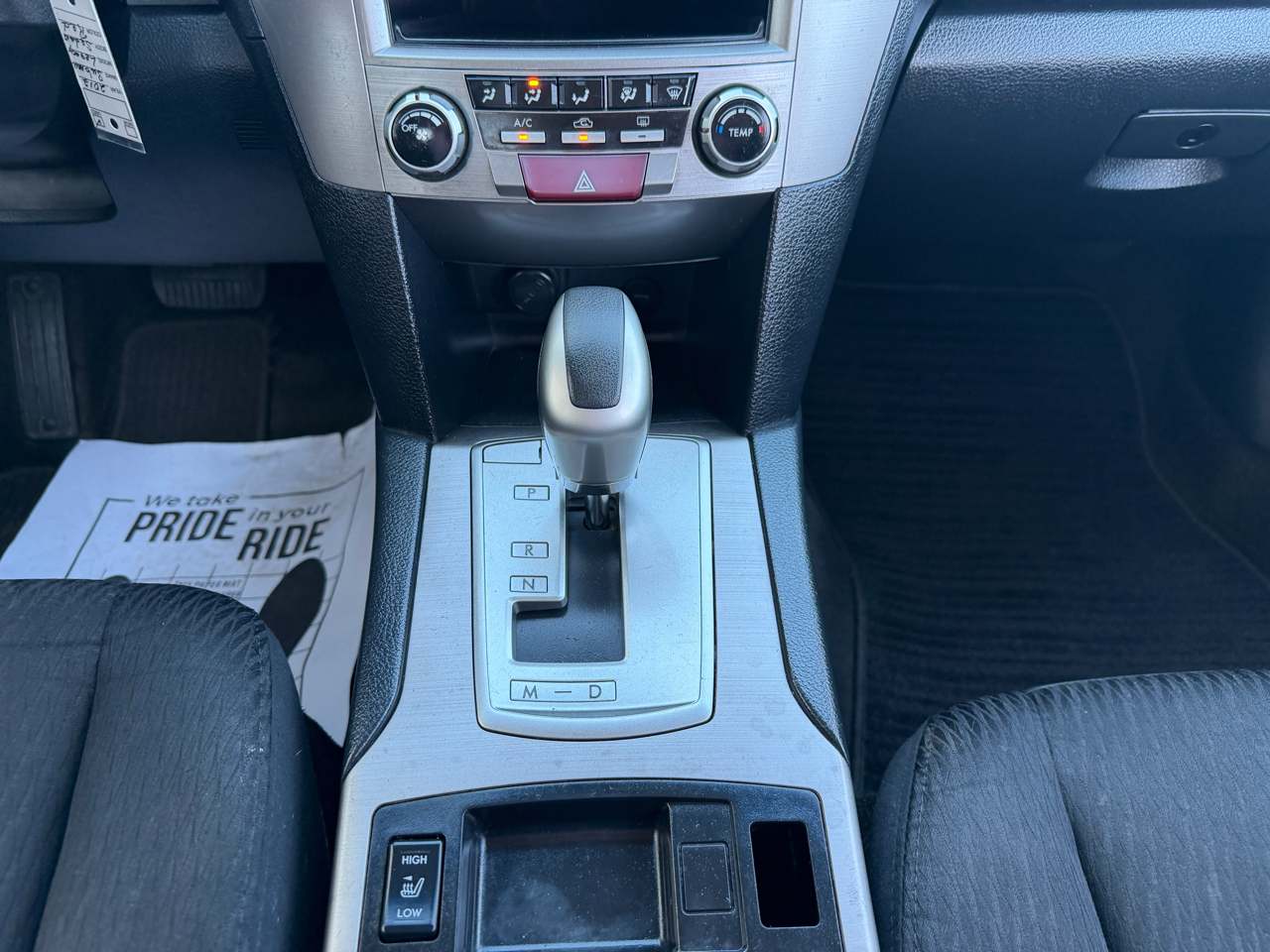 Subaru Legacy 4dr Sdn H4 Auto 2.5i 2012