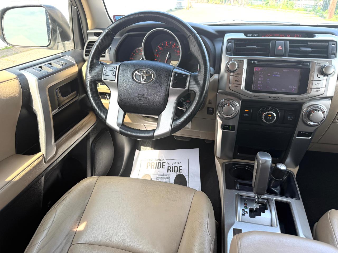 Toyota 4Runner 4WD 4dr V6 Limited (Natl) 2012