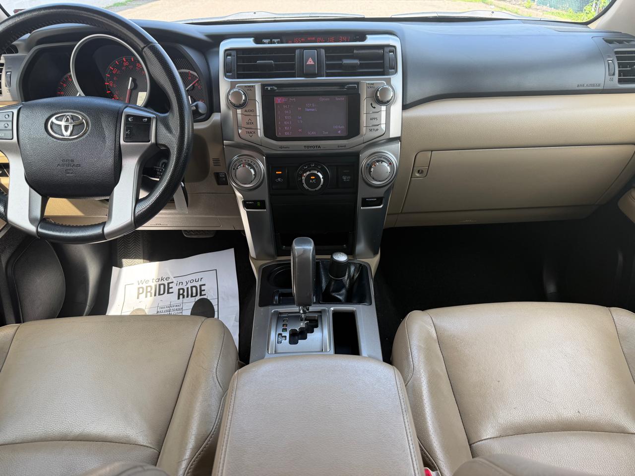 Toyota 4Runner 4WD 4dr V6 Limited (Natl) 2012
