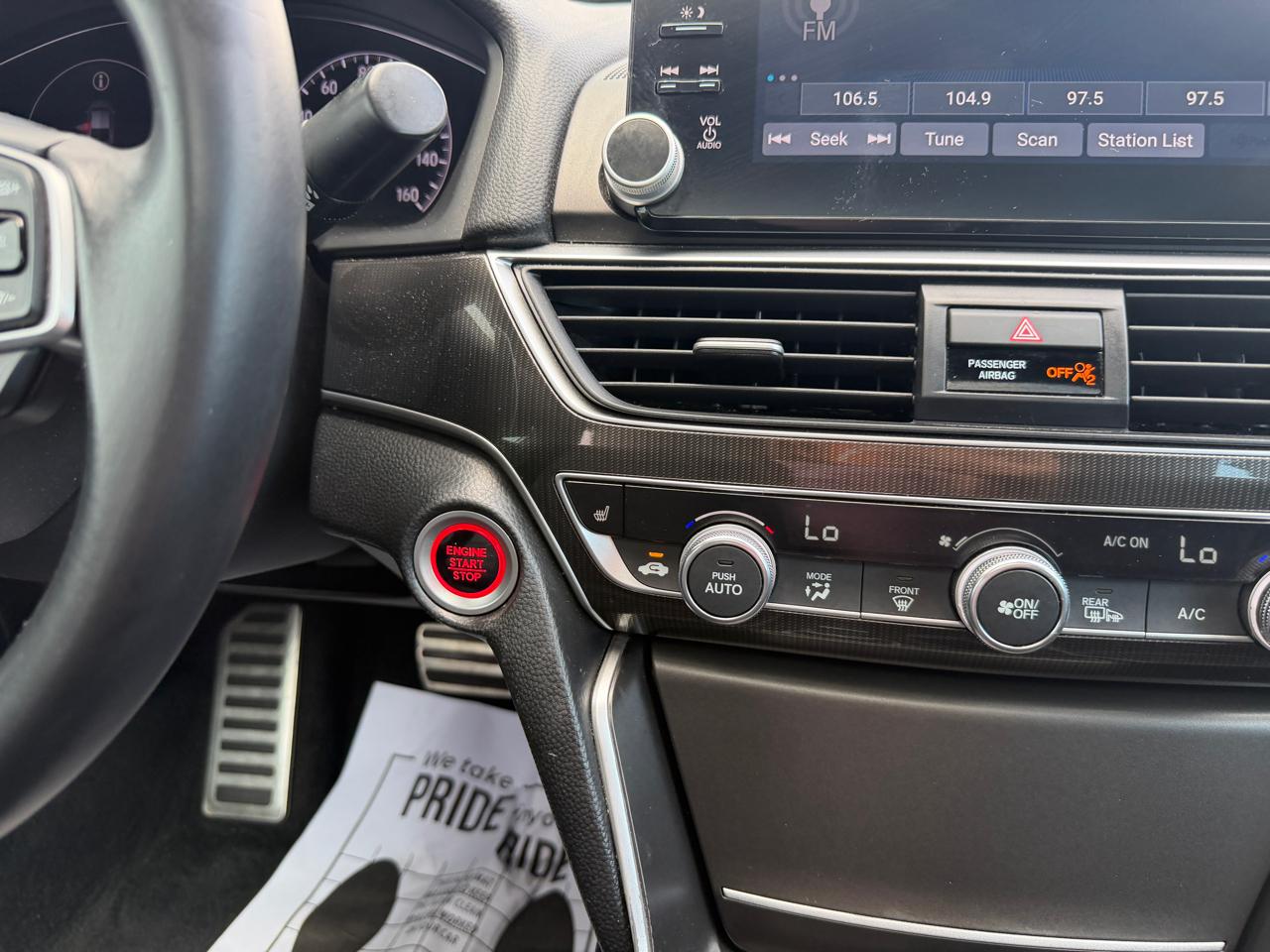 Honda Accord Sedan Sport 2.0T Auto 2019