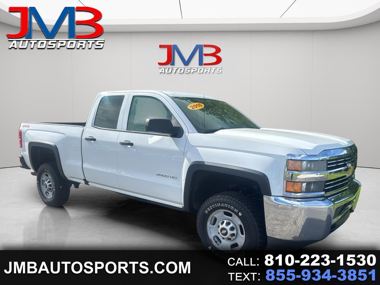 Chevrolet Silverado 2500HD 4WD Double Cab 144.2" Work Truck 2016