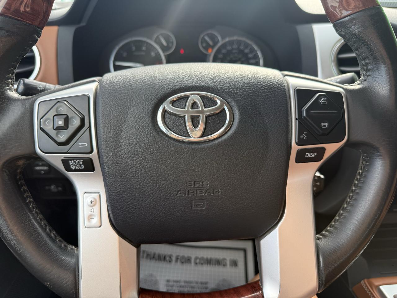 Toyota Tundra 4WD 1794 Edition CrewMax 5.5' Bed 5.7L FFV (Natl) 2017
