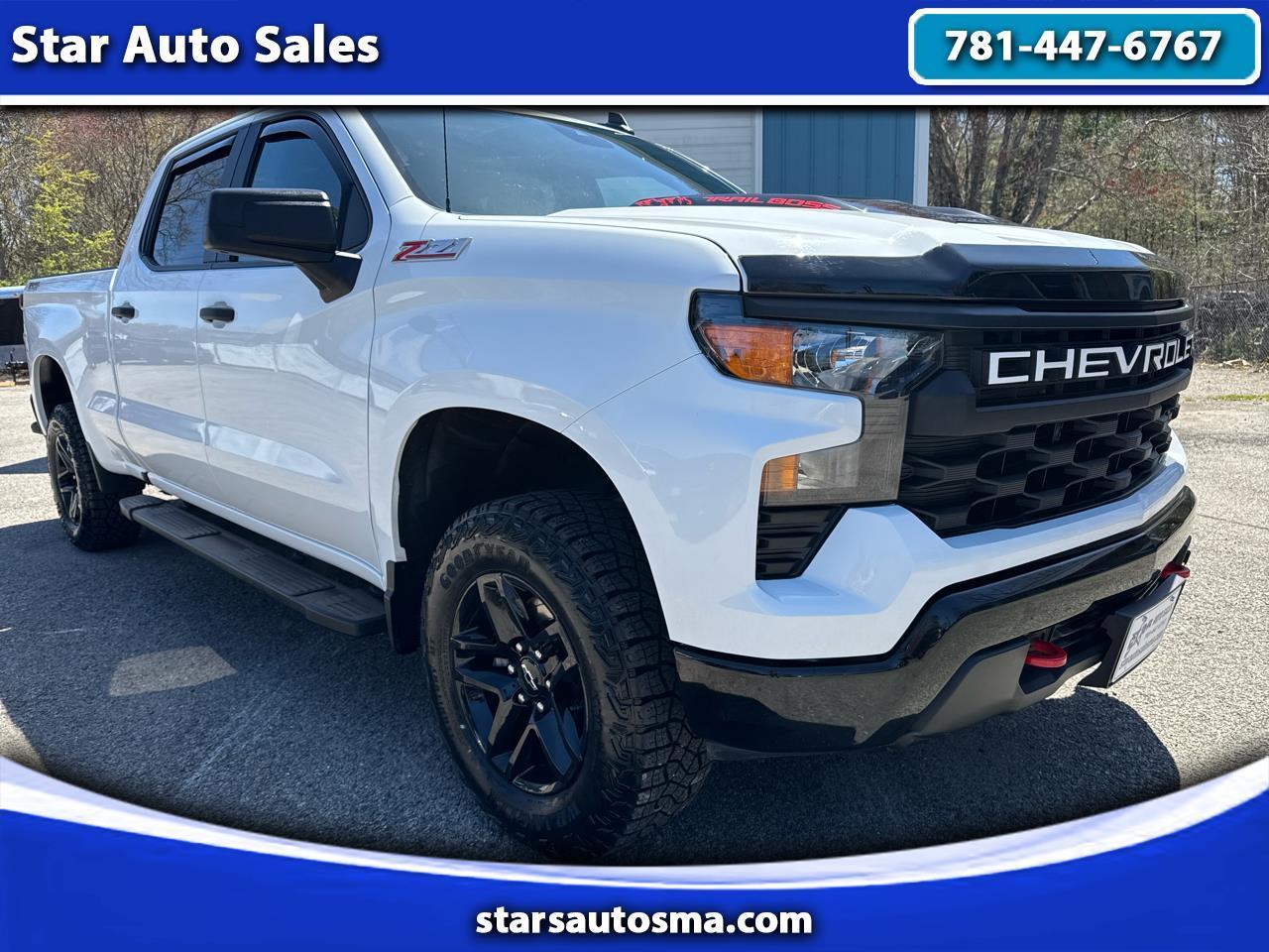 Chevrolet Silverado 1500 4WD Crew Cab 147" Custom Trail Boss 2023