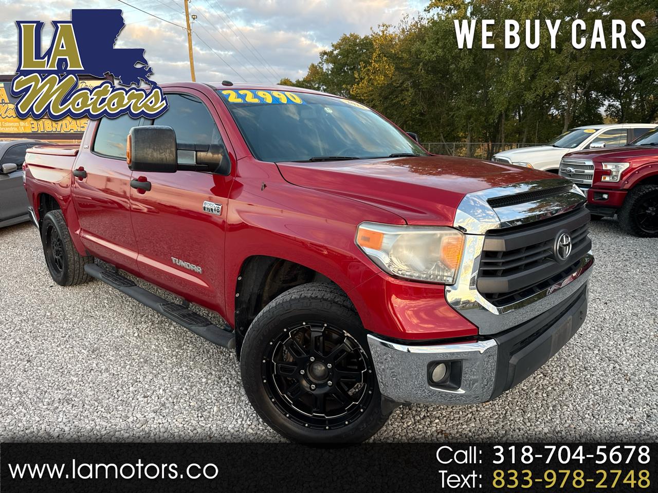 2014 Toyota Tundra SR5 5.7L V8 FFV CrewMax 4WD