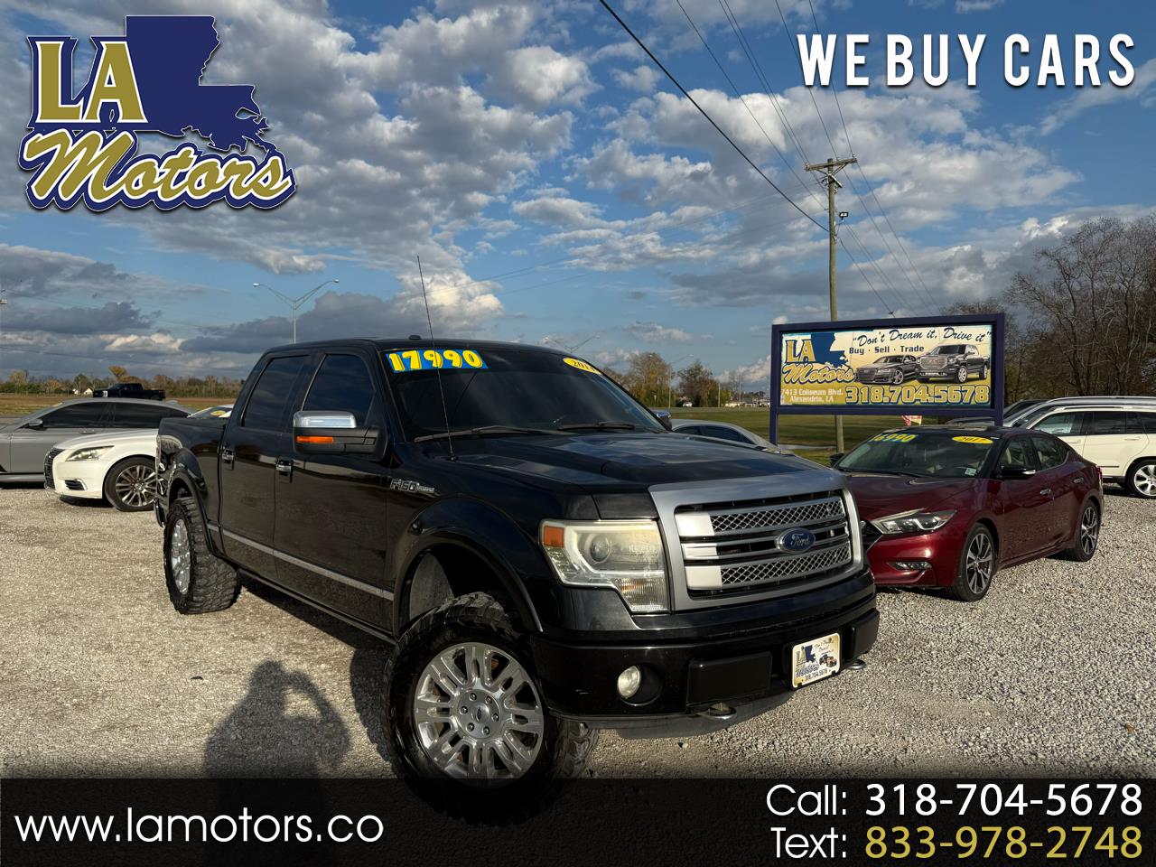 2014 Ford F-150 4WD SuperCrew 145" Platinum