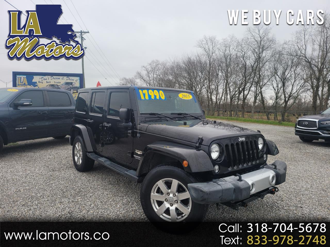 2015 Jeep Wrangler Unlimited Sahara 4WD