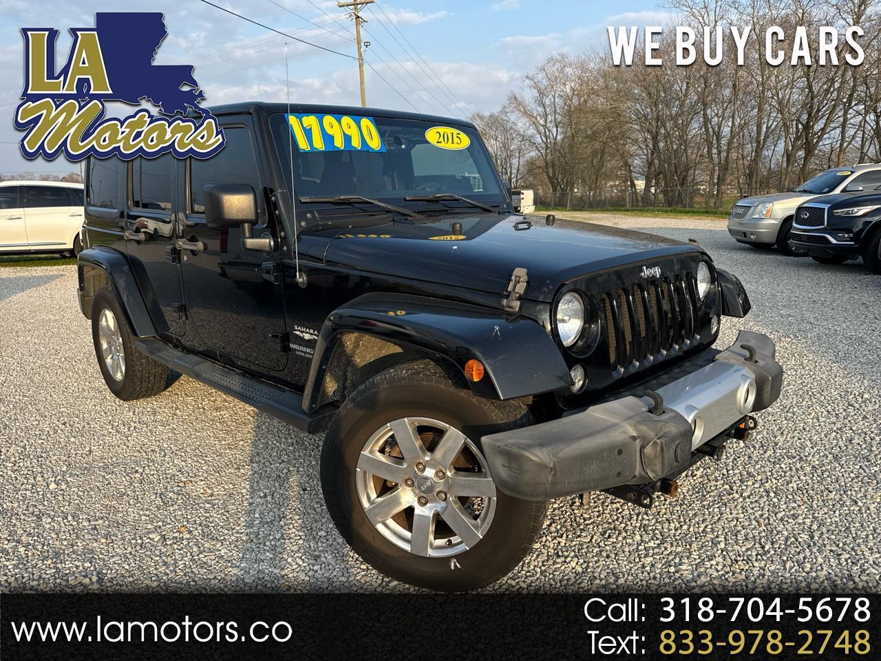 2015 Jeep Wrangler Unlimited Sahara 4WD