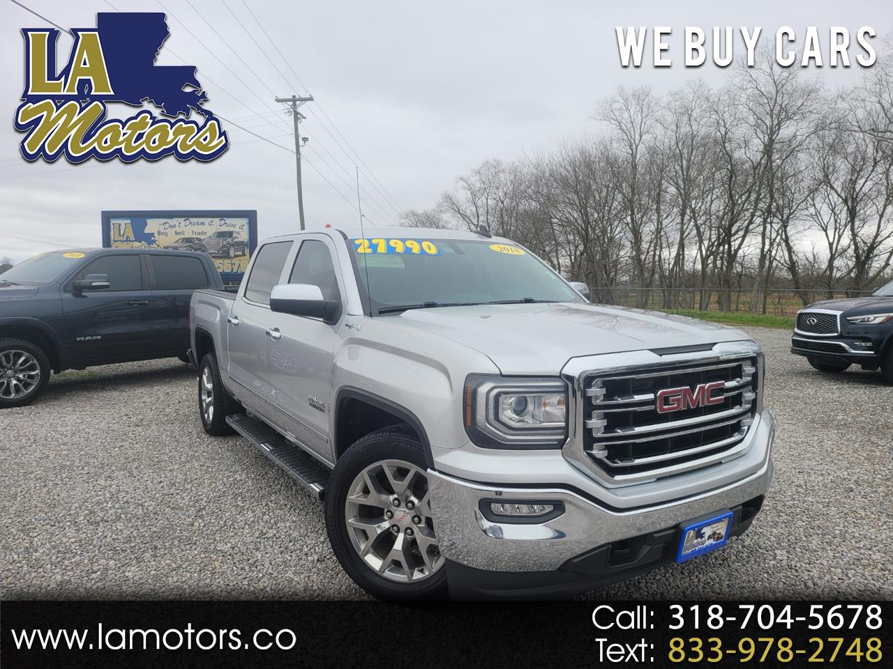 2018 GMC Sierra 1500 SLT Crew Cab Short Box 4WD
