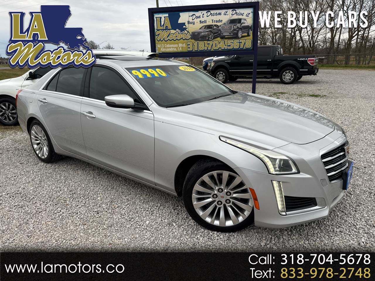 2016 Cadillac CTS 2.0L Turbo Luxury AWD