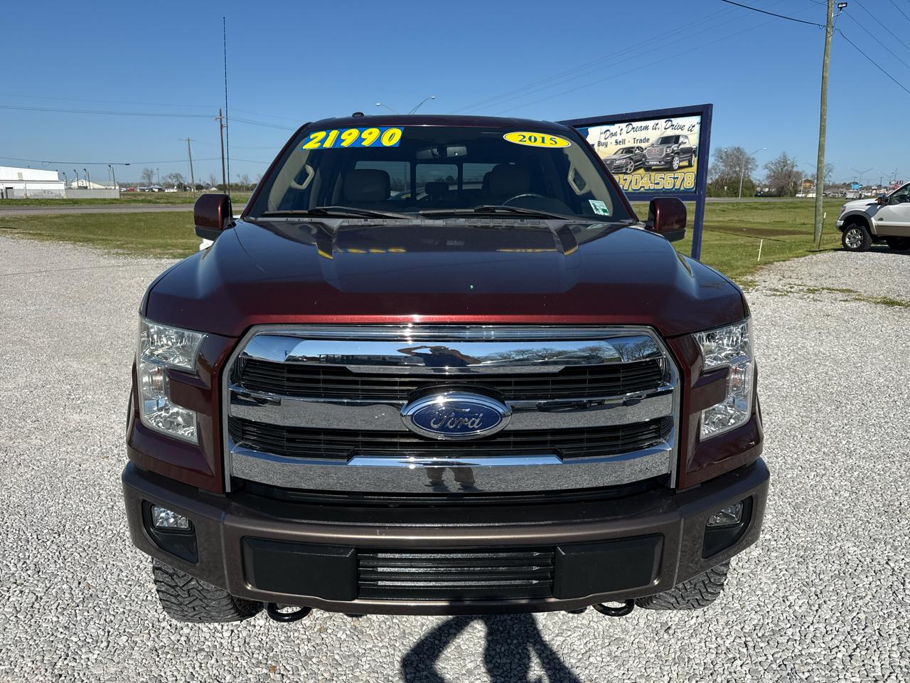 Ford F-150 4WD SuperCrew 145" Lariat 2015