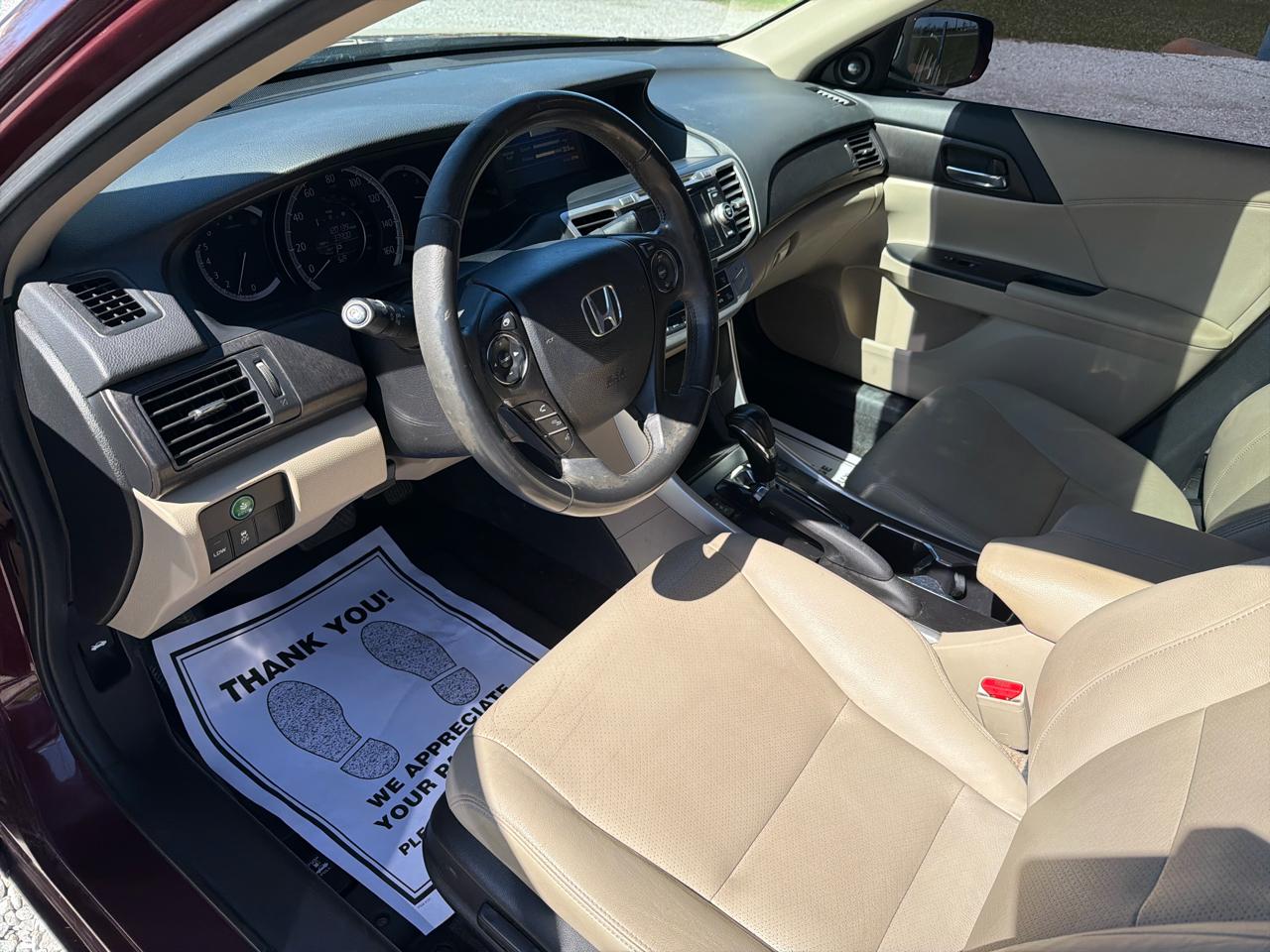 Honda Accord EX-L Sedan CVT 2014