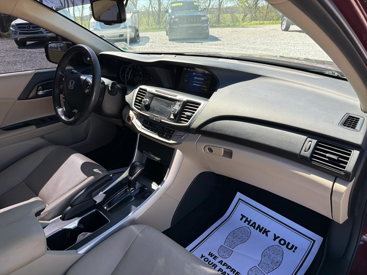 Honda Accord EX-L Sedan CVT 2014