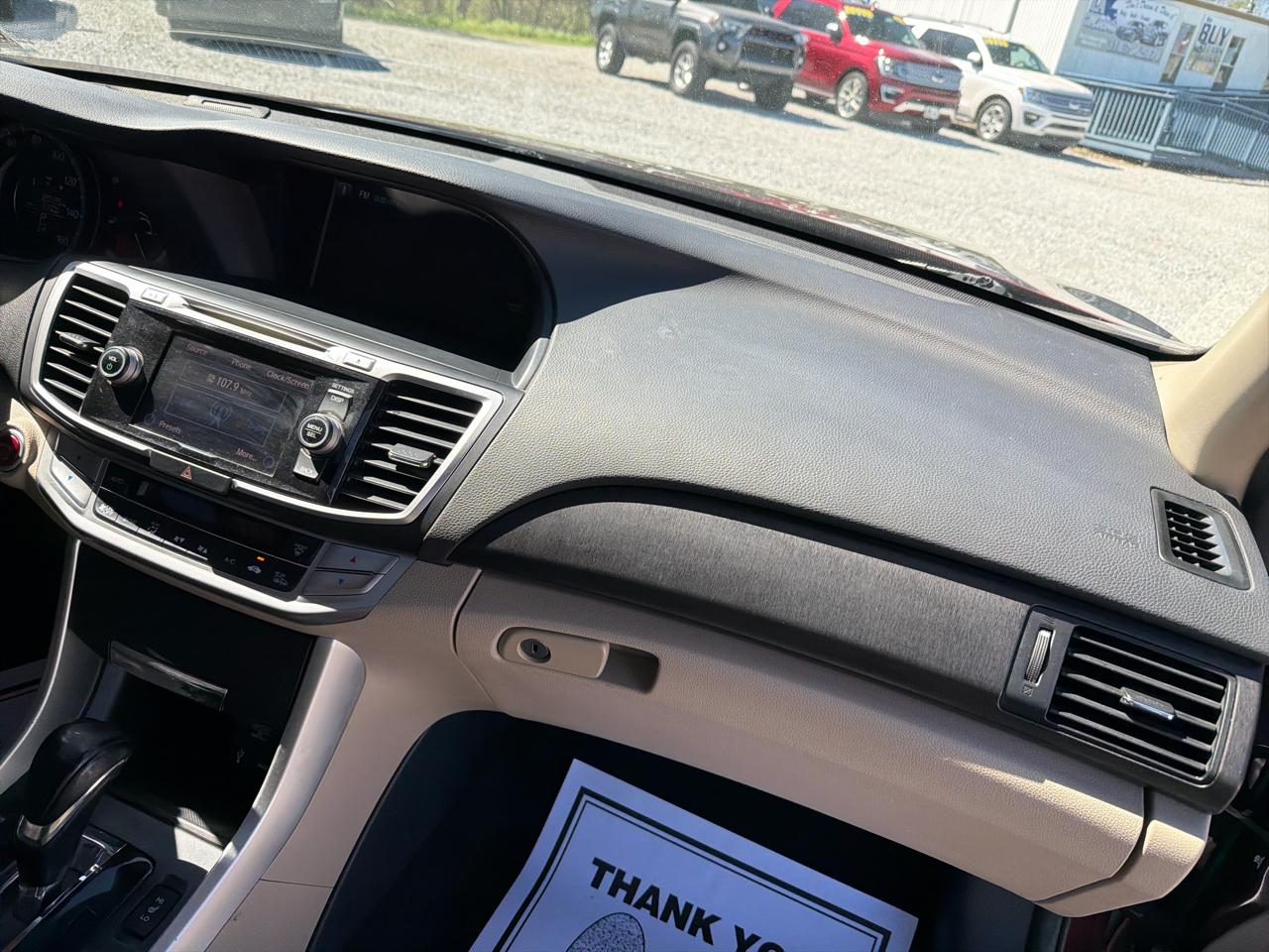 Honda Accord EX-L Sedan CVT 2014