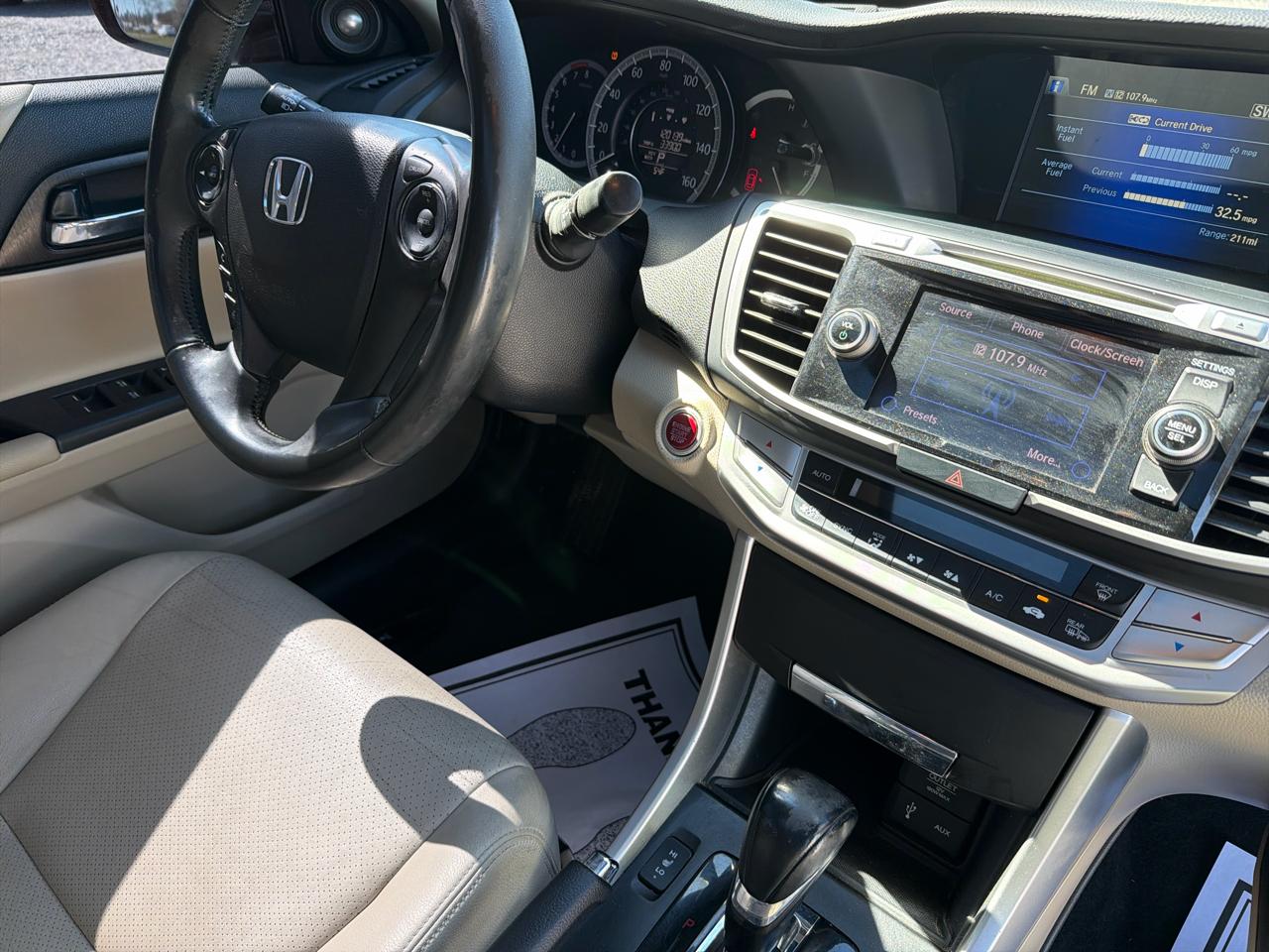 Honda Accord EX-L Sedan CVT 2014