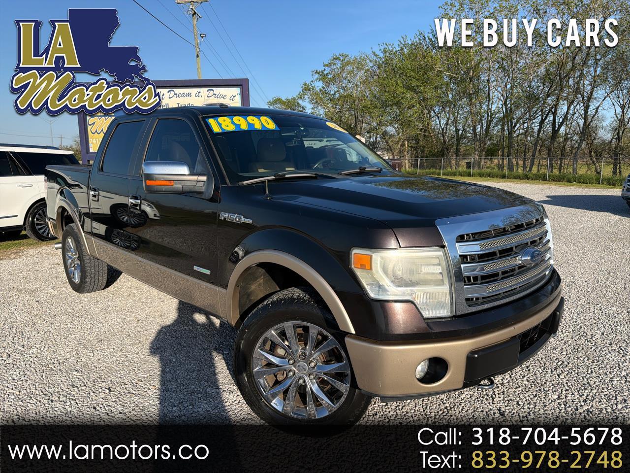 2013 Ford F-150 4WD SuperCrew 139" King Ranch