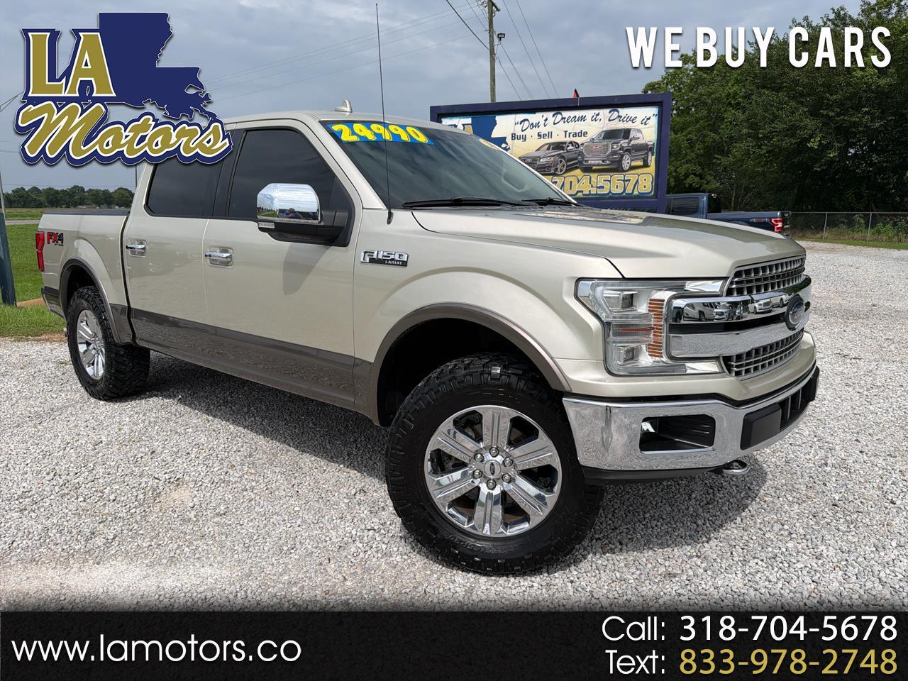 2018 Ford F-150 4WD SuperCrew 139" Lariat