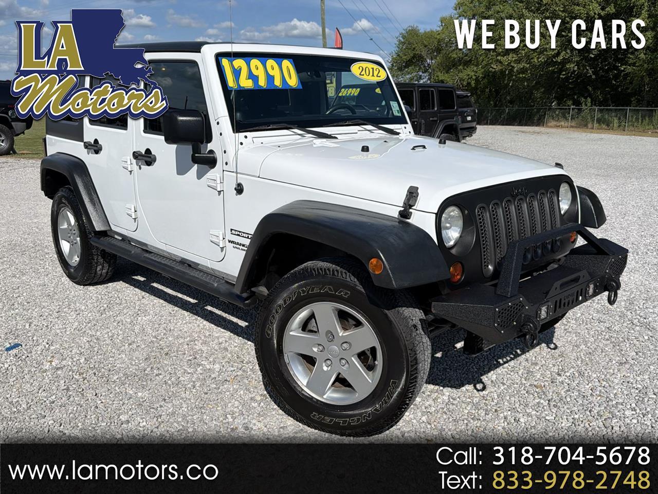 2012 Jeep Wrangler Unlimited Sport 4WD