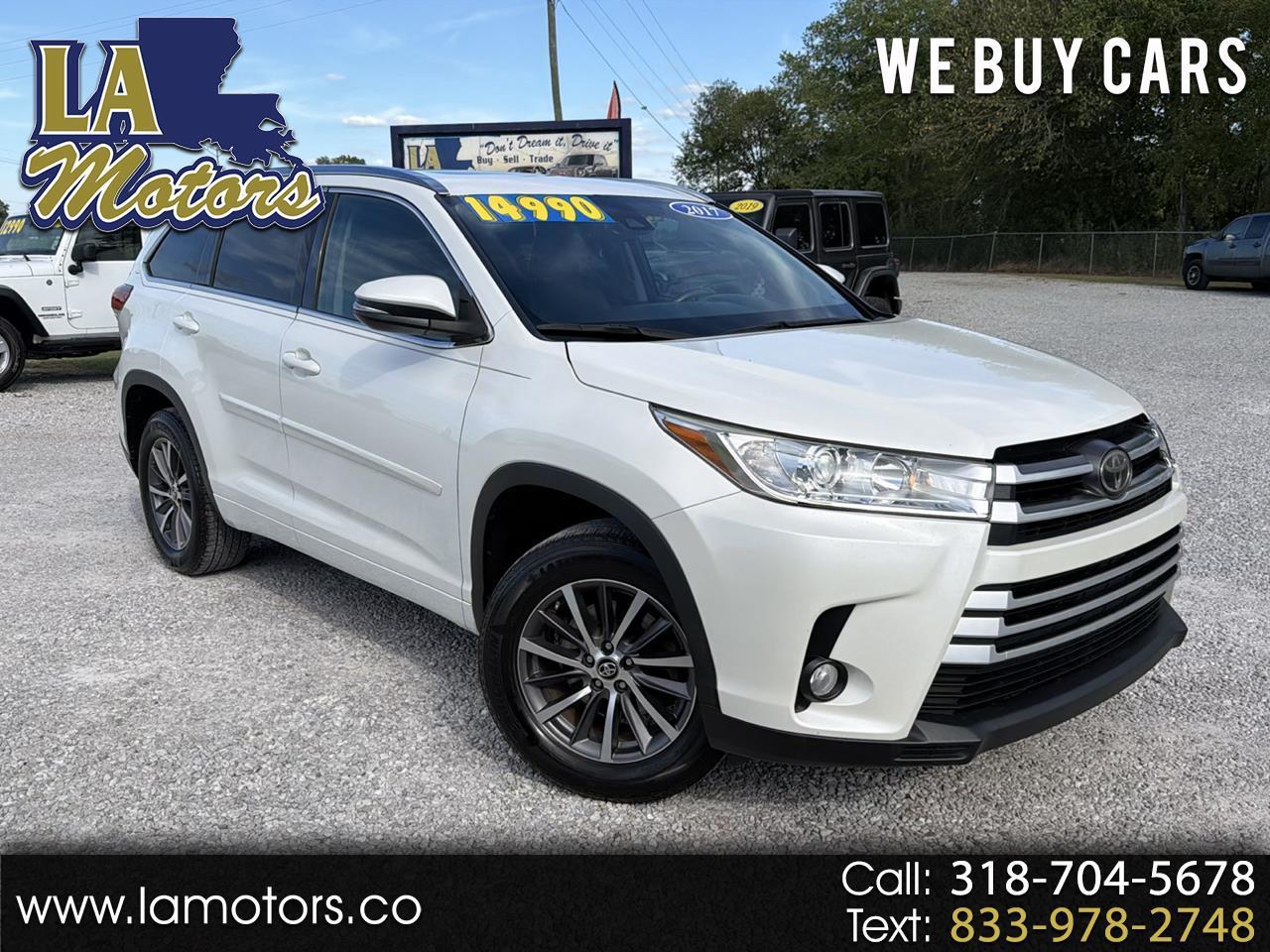 Toyota Highlander XLE FWD V6 2017
