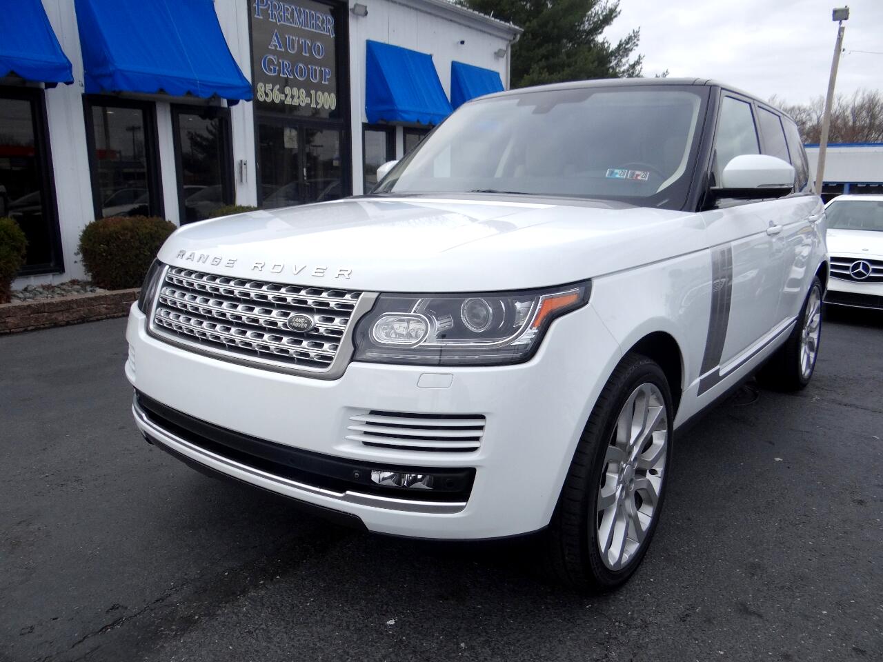 Used 2015 Land Rover Range Rover 4WD 4dr Supercharged for Sale in Turnersville NJ 08012 Premier