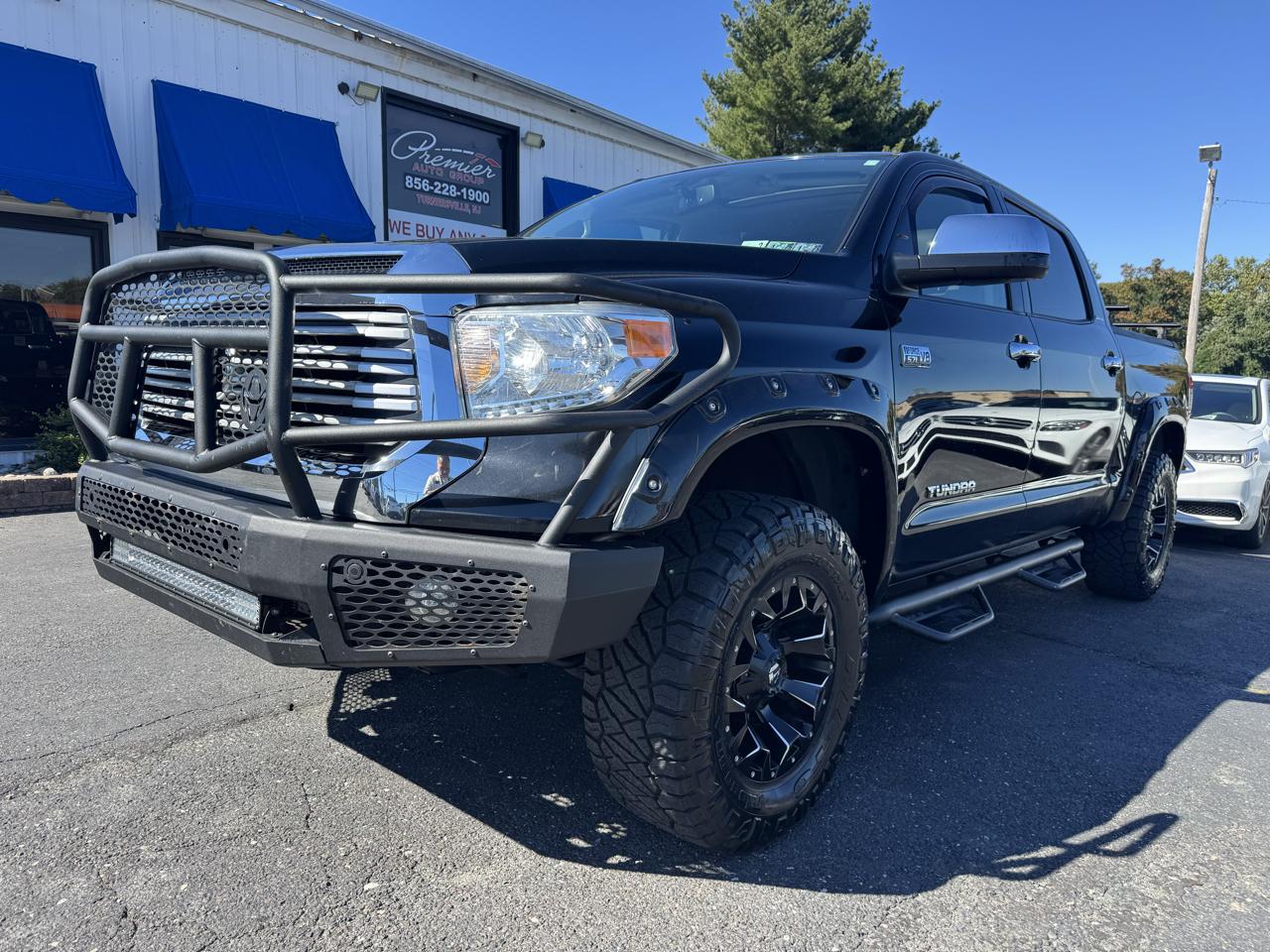 Black 2014 Toyota Tundra Pickup Truck Four-Wheel Drive 6-Speed Automatic