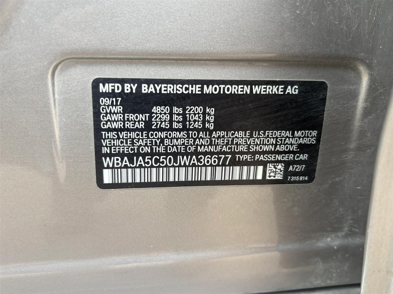 BMW 5-Series  2018