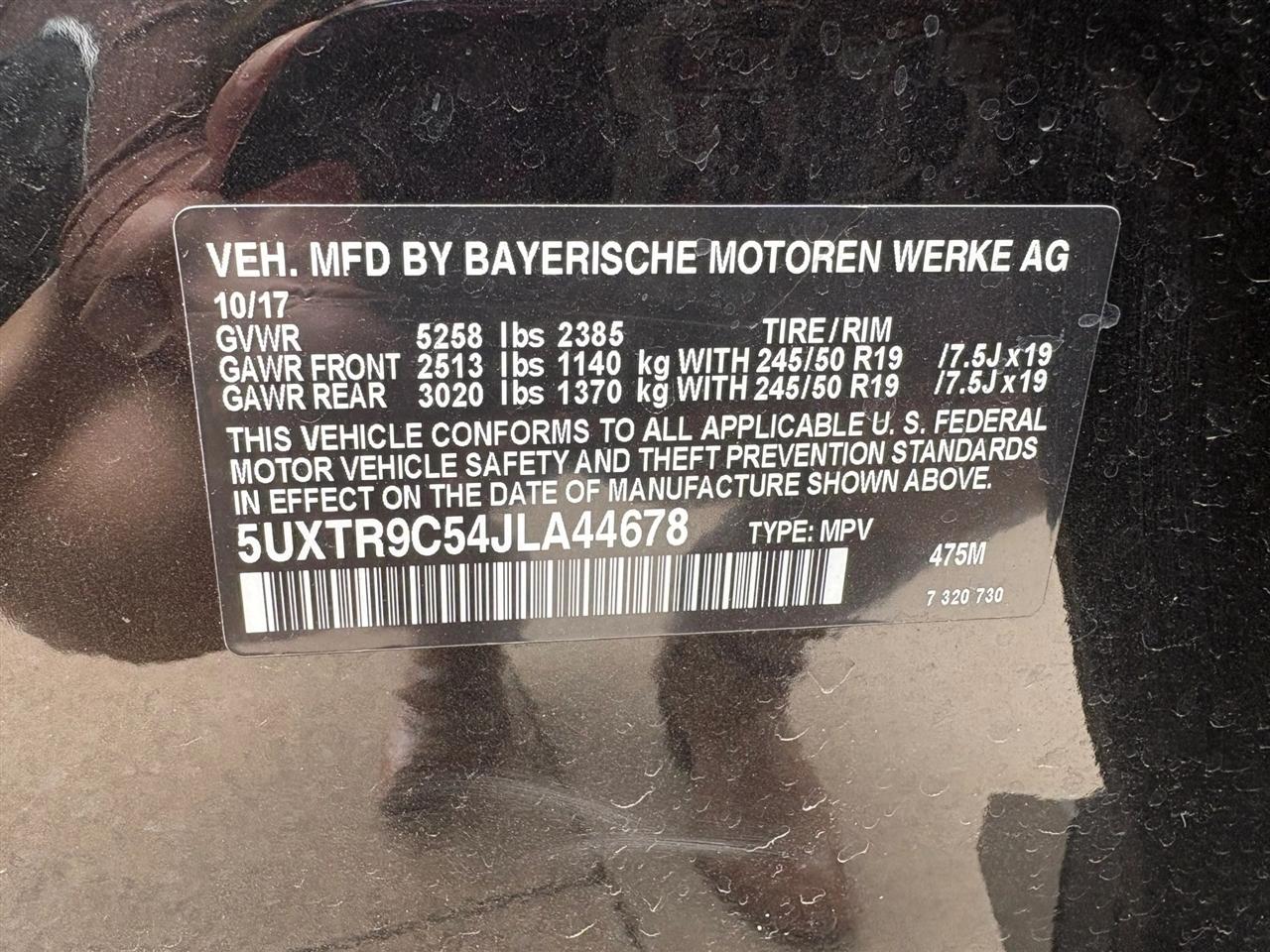 BMW X3  2018
