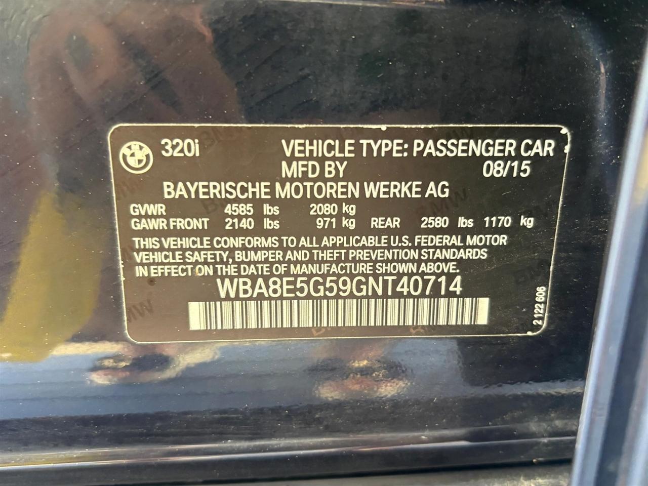 BMW 3-Series  2016