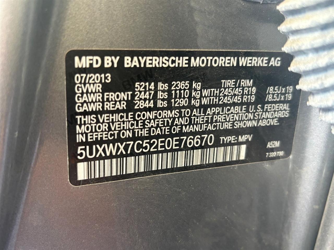 BMW X3  2014
