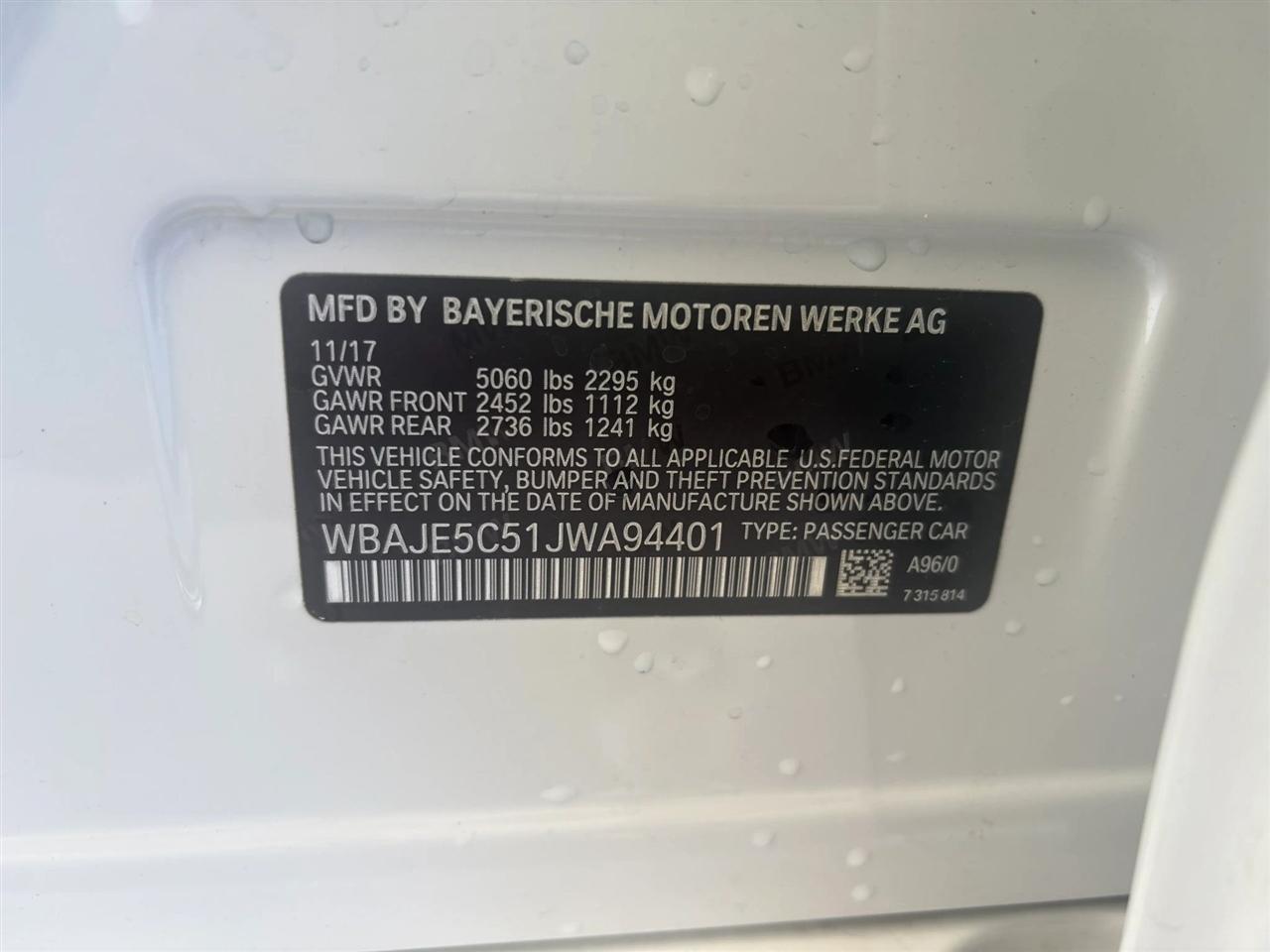 BMW 5-Series  2018