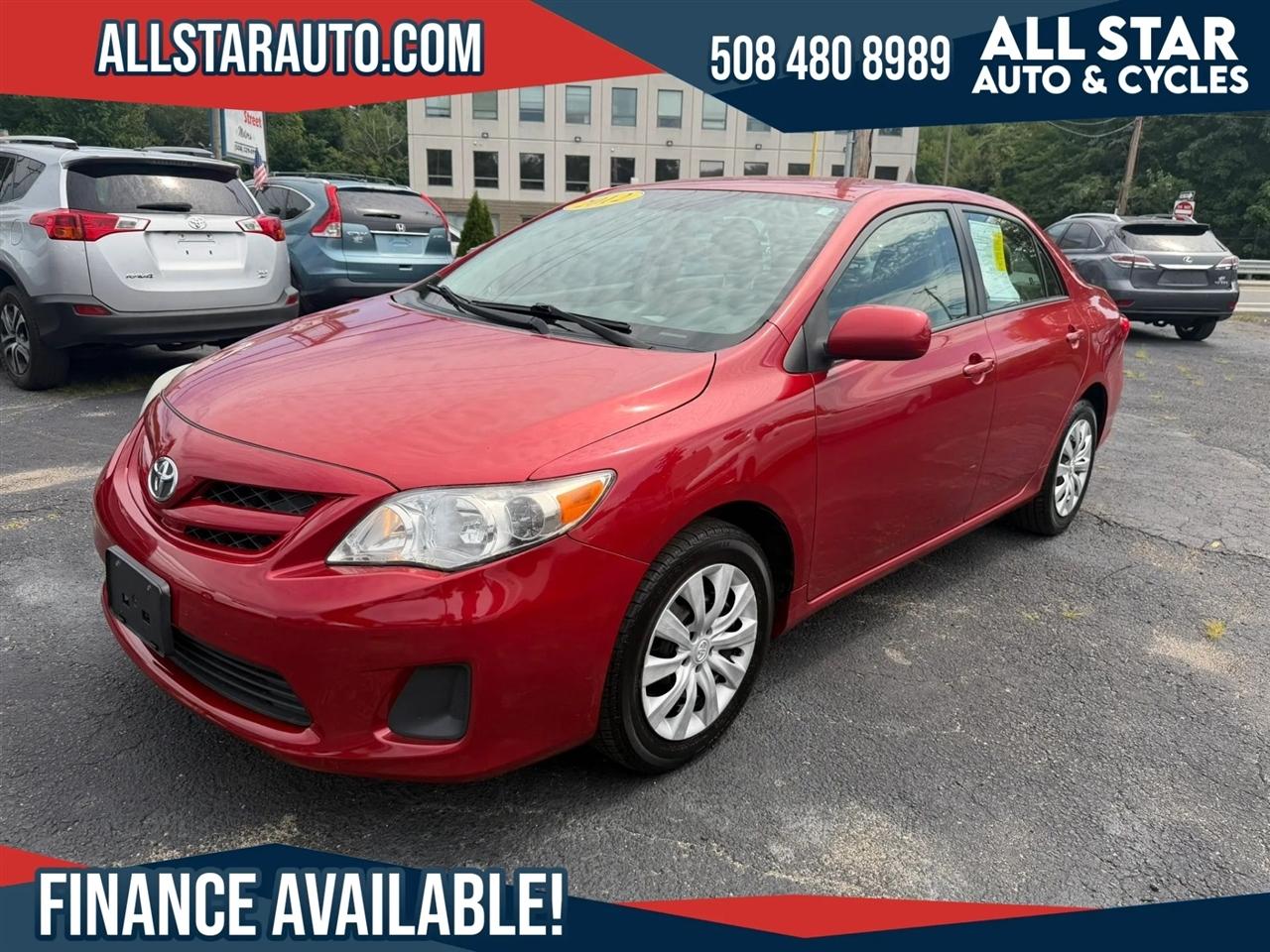 Toyota Corolla LE 4-Speed AT 2012