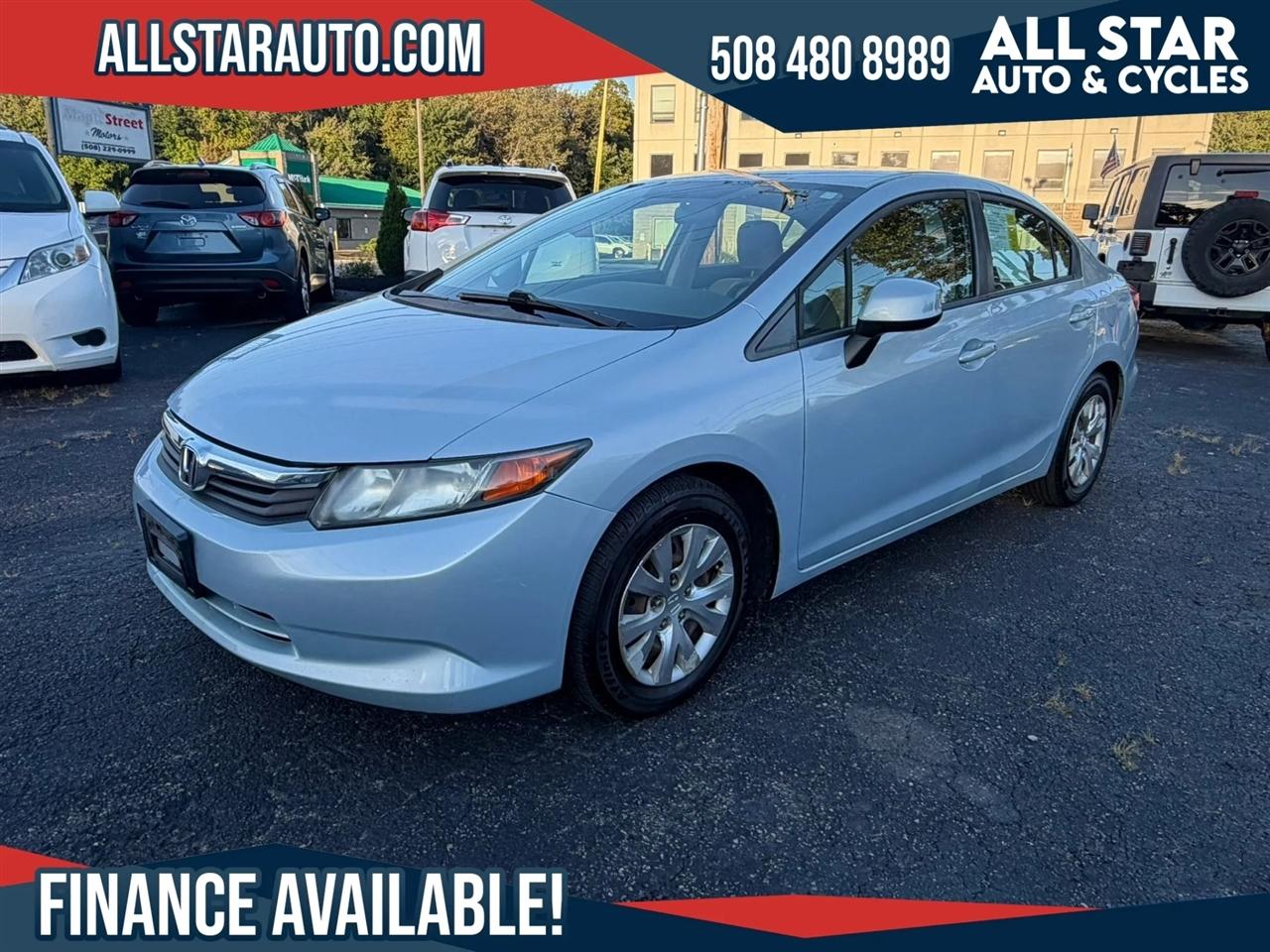 Honda Civic LX Sedan 5-Speed AT 2012