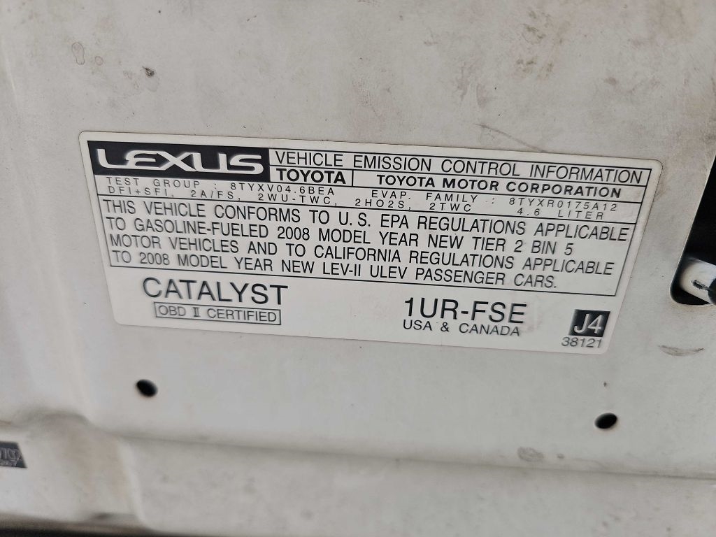 Lexus LS 460 Luxury Sedan 2008