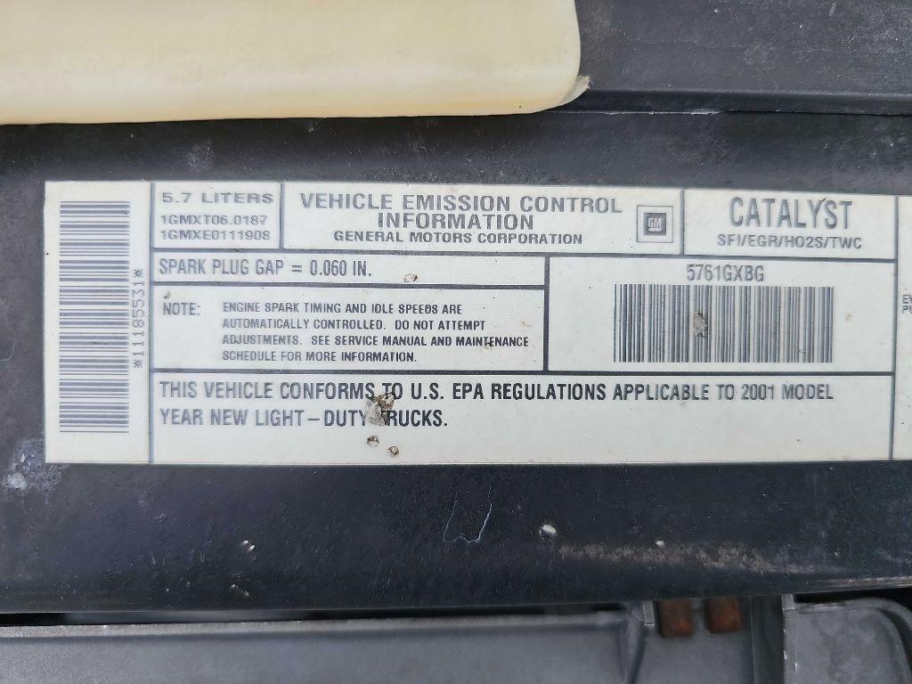 Chevrolet Express Cargo Van 1500 135" WB YF7 Upfitter 2001