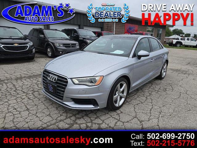 Silver 2016 Audi A3 2.0T quattro Premium Sedan AWD Sedan All-Wheel Drive Automatic