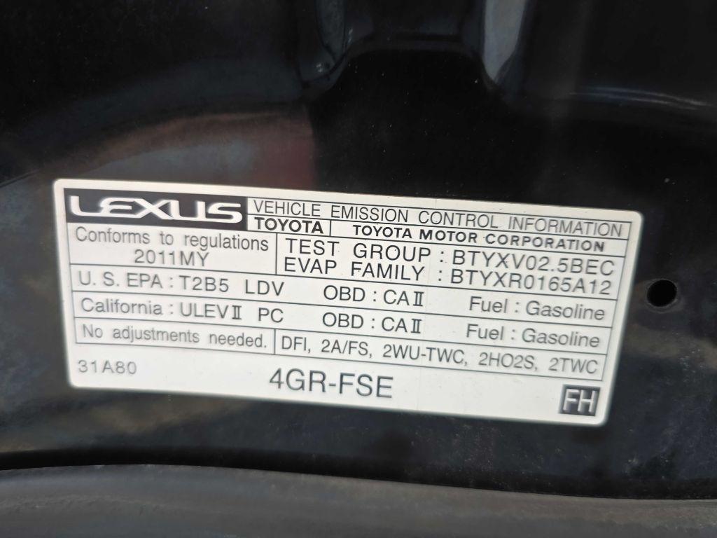 Lexus IS 250 4dr Sport Sdn Auto AWD 2011