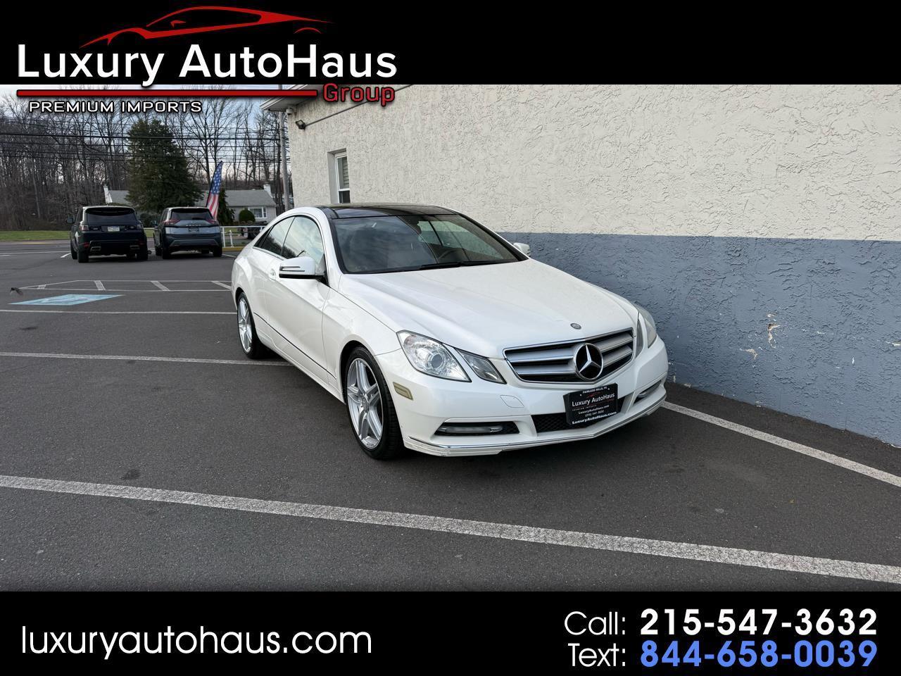 Mercedes-Benz E-Class 2dr Cpe E 350 4MATIC 2013
