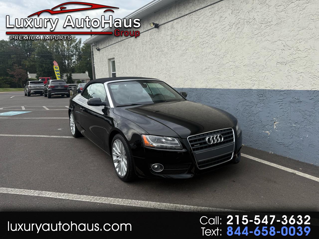 2011 Audi A5 2dr Cabriolet Auto quattro 2.0T Premium Plus