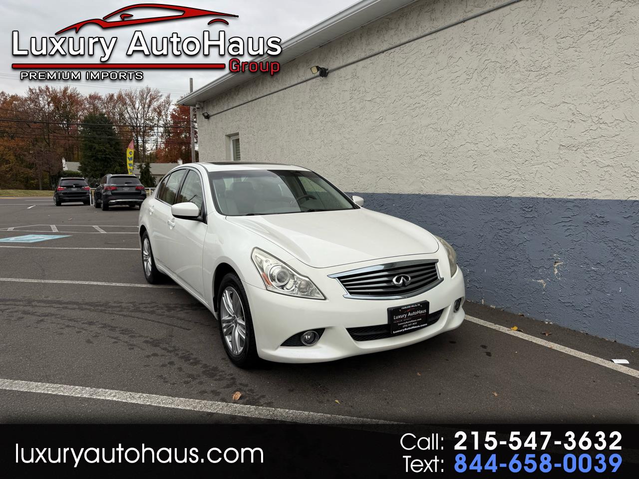 Infiniti G25 Sedan 4dr x AWD 2012 Infiniti G25 Sedan 4dr x AWD 2012