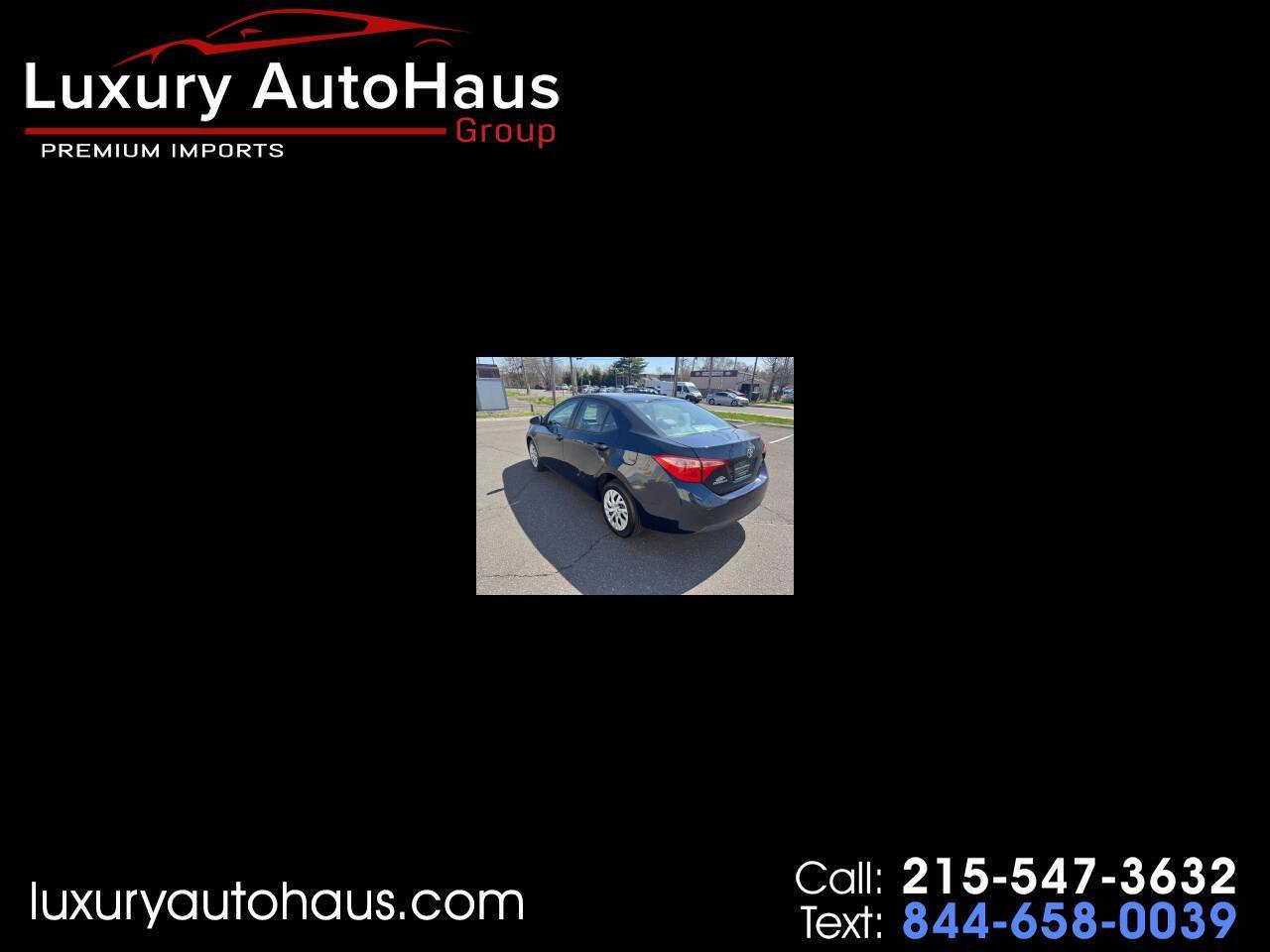 Toyota Corolla LE 4D Sedan 2019