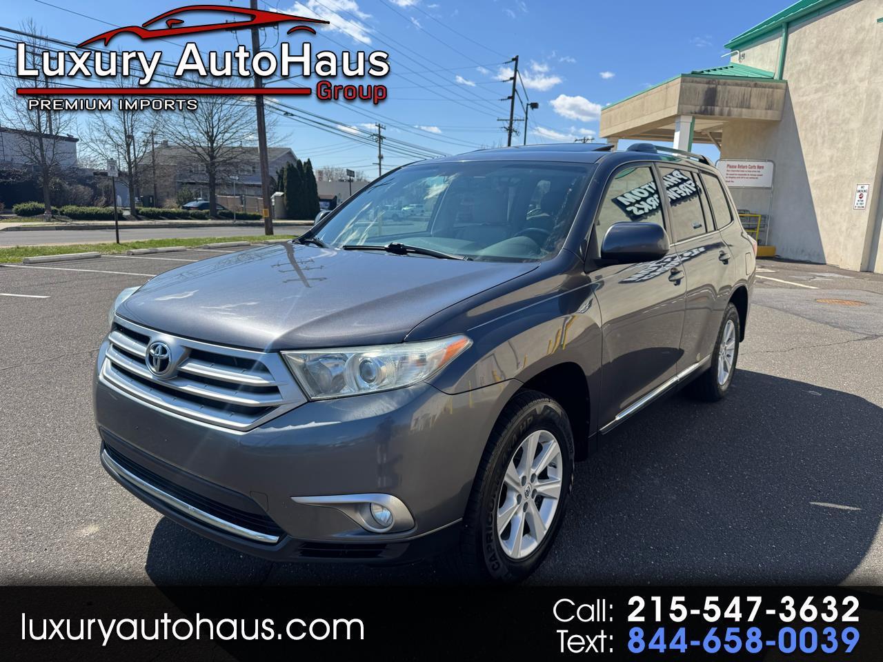 2013 Toyota Highlander 4WD 4dr V6 (Natl)