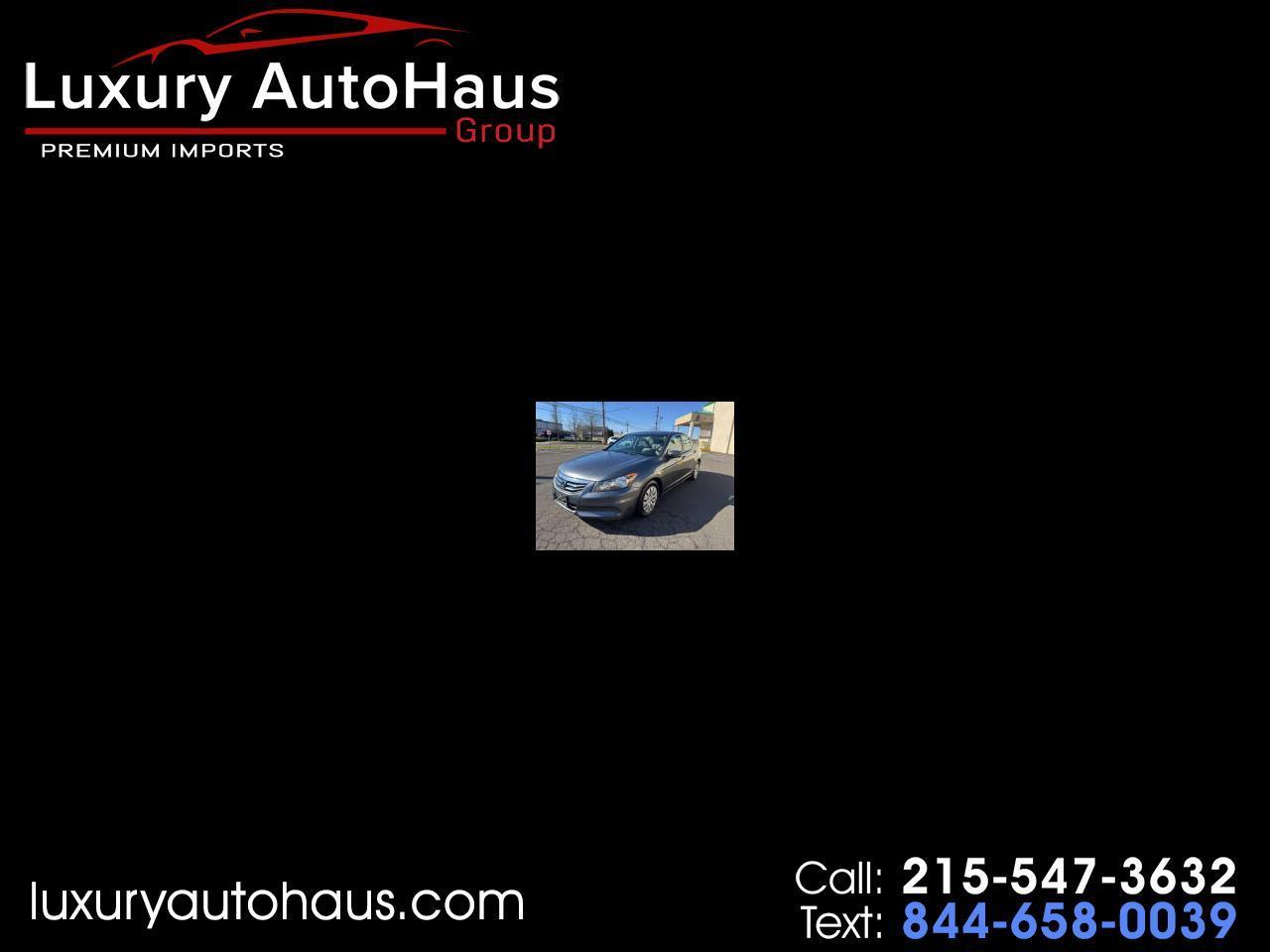 2012 Honda Accord Sdn 4dr I4 Auto LX