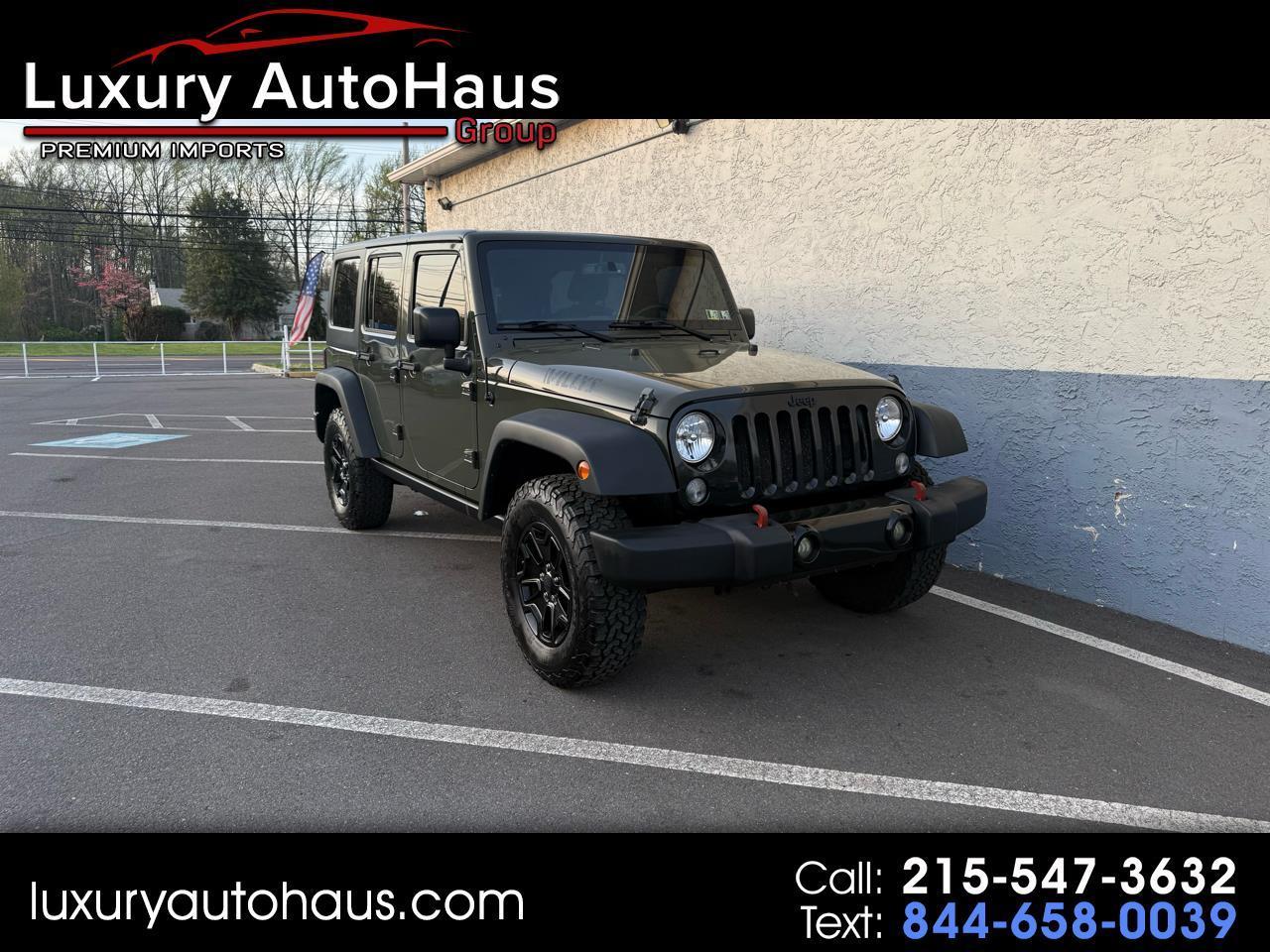 Jeep Wrangler Unlimited 4WD 4dr Willys Wheeler 2015